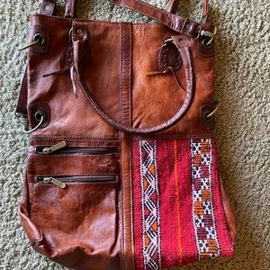 Leather handbag new without tags